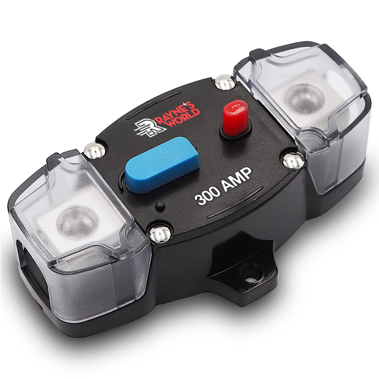 300 Amp Inline Waterproof Circuit Breaker with Dust Covers 12-48V