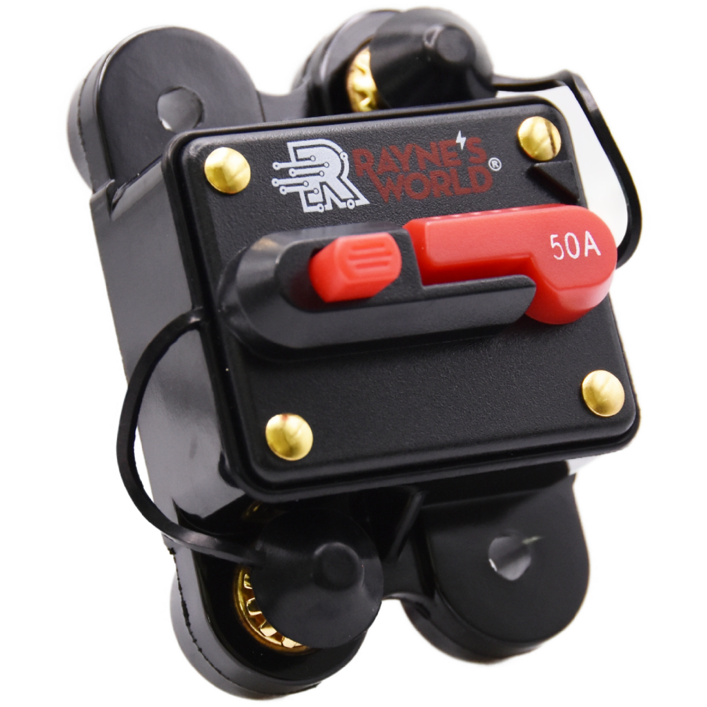 50 Amp Waterproof Circuit Breaker Auto/Marine/Solar 12-48V DC Manual Reset