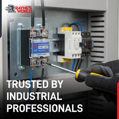 100 Amp AA Solid State Relay Module SSR-AC to AC-70-280VAC Control-24-480VAC Output