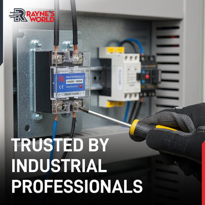 100 Amp AA Solid State Relay Module SSR-AC to AC-70-280VAC Control-24-480VAC Output