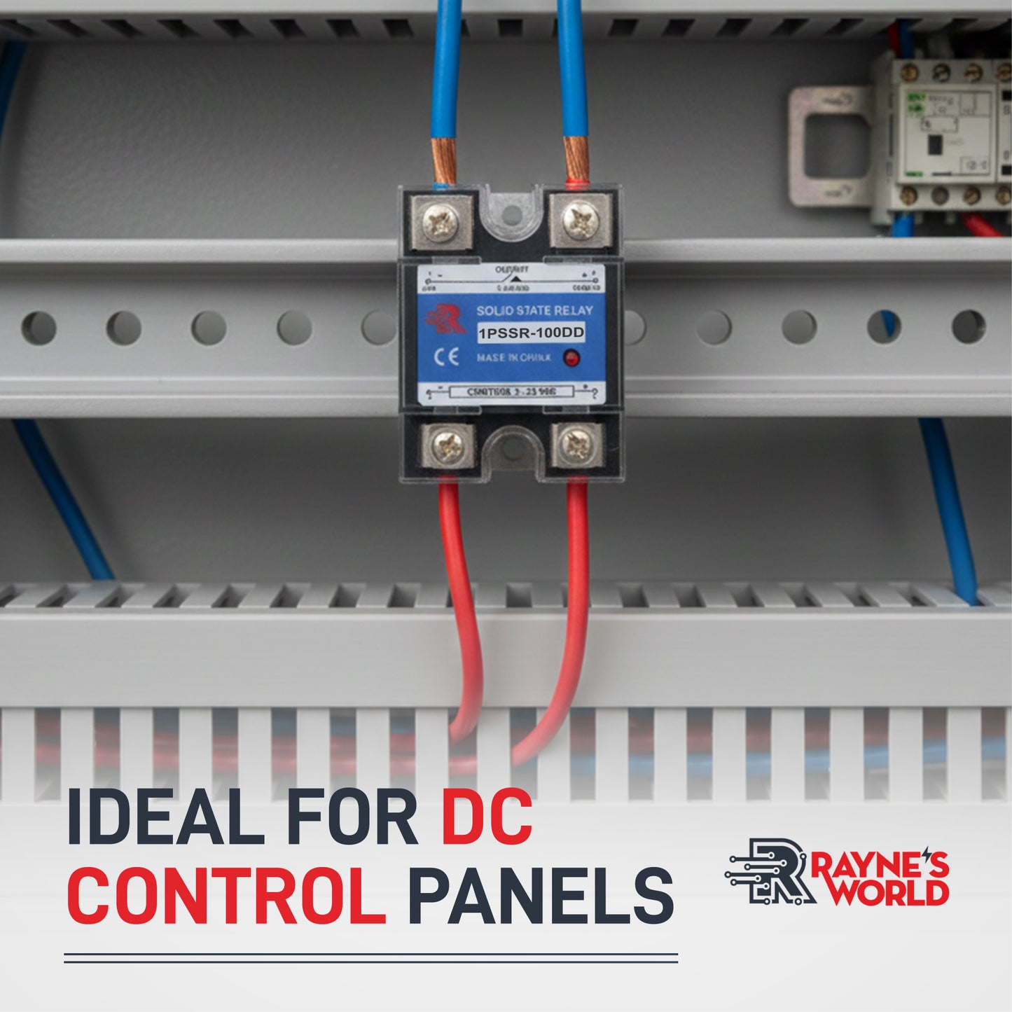 100 Amp DD Solid State Relay Module SSR-DC to DC-3-32VDC Control-12-220VDC Output