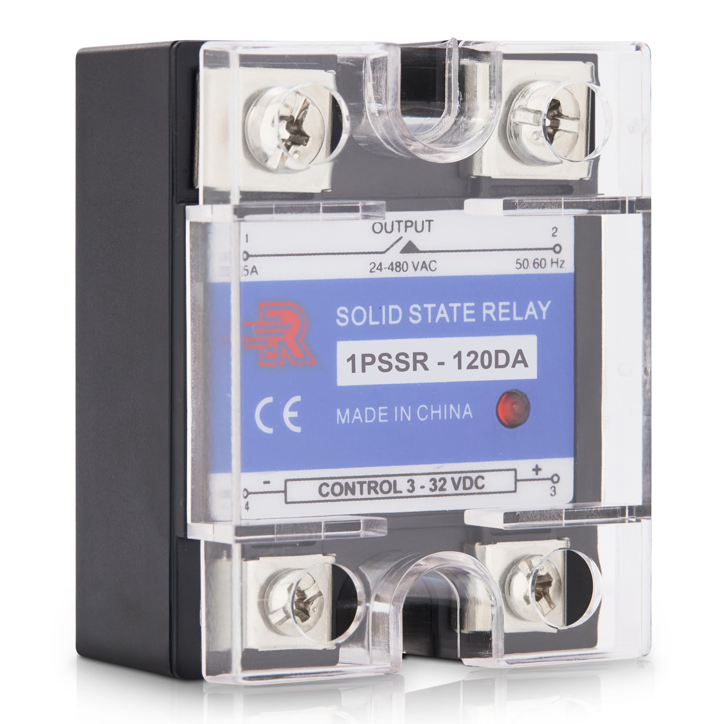 120 Amp DA Solid State Relay Module SSR-DC to AC-3-32VDC Control-24-480VAC Output