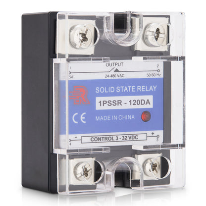 120 Amp DA Solid State Relay Module SSR-DC to AC-3-32VDC Control-24-480VAC Output