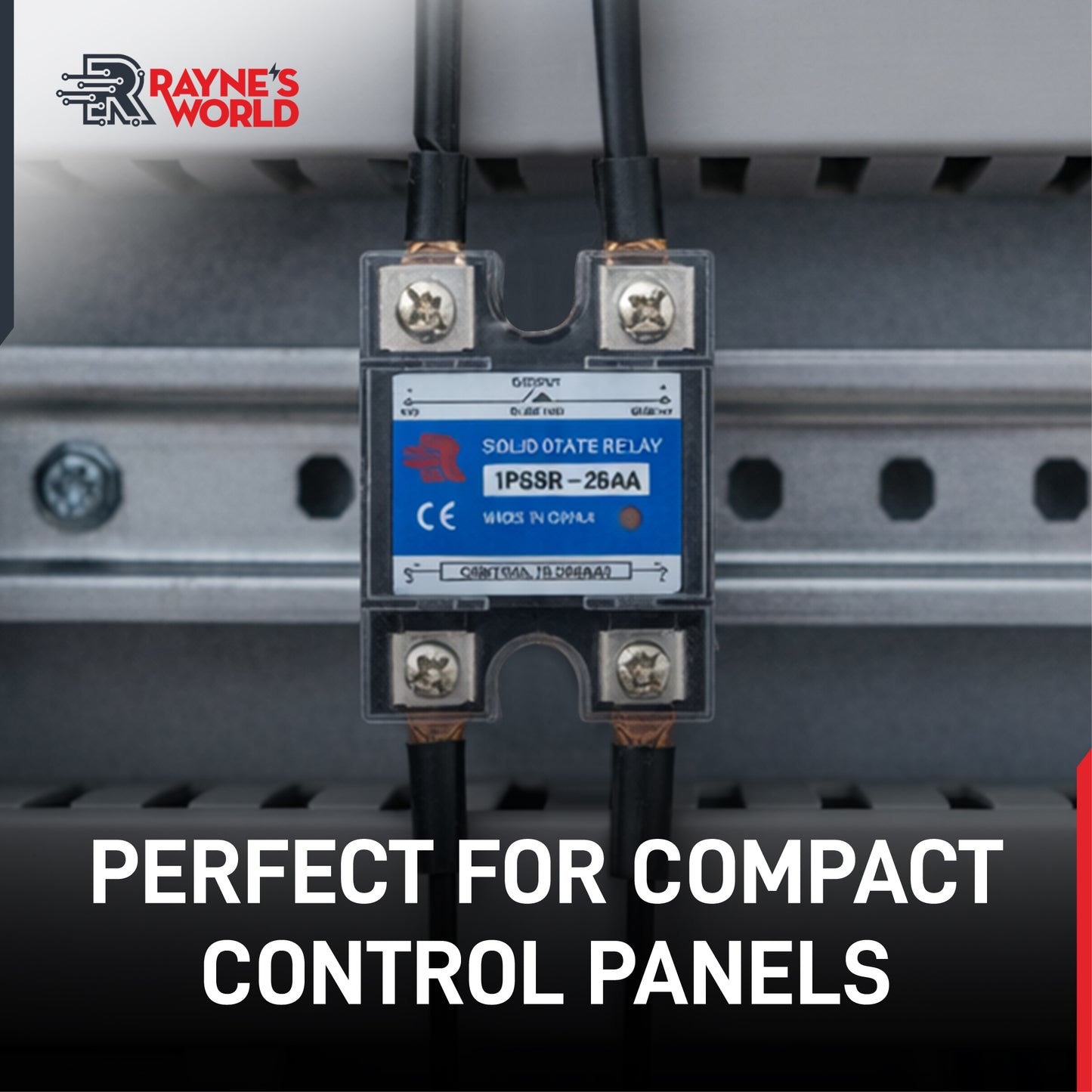 25 Amp AA Solid State Relay Module SSR-AC to AC-70-280VAC Control-24-480VAC Output