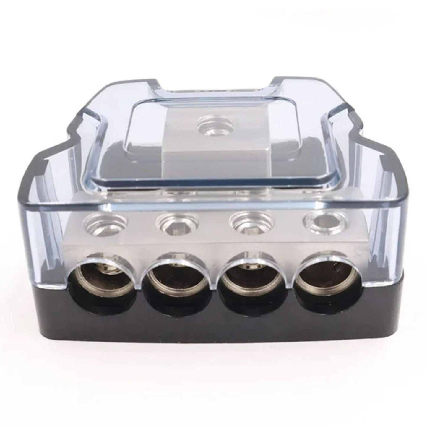 4 Way Distribution Block 0 AWG In, 4 AWG Out Car Audio Amp Power Ground Distributor