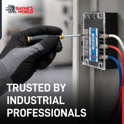 10 Amp AA 3 Phase Solid State Relay Module SSR-AC to AC-70-280VAC Control-24-480VAC Output