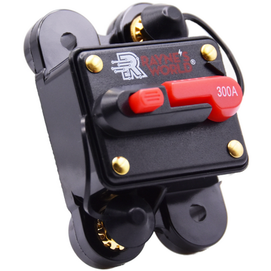 300 Amp Waterproof Circuit Breaker Auto/Marine/Solar 12-48V DC Manual Reset