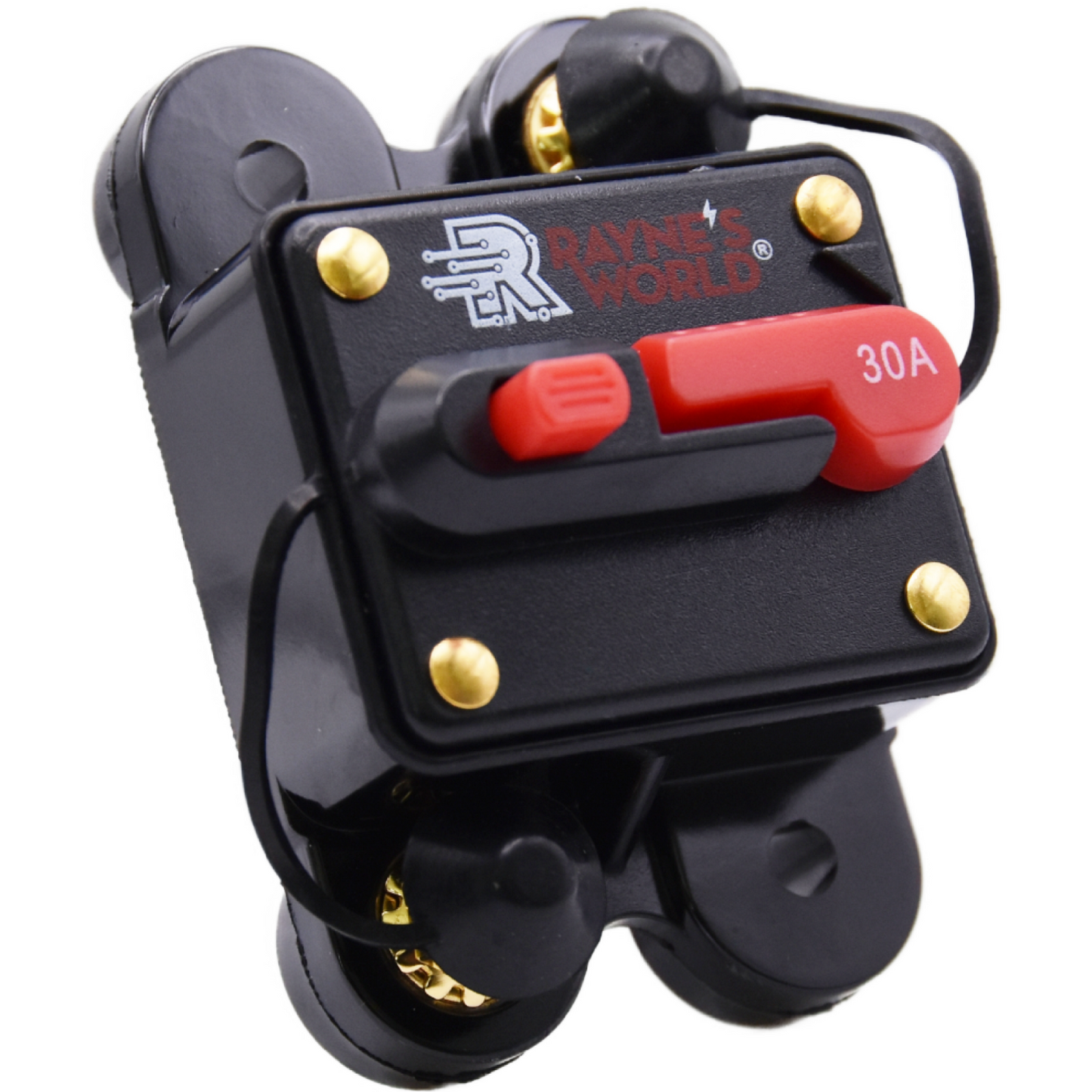 30 Amp Waterproof Circuit Breaker Auto/Marine/Solar 12-48V DC Manual Reset