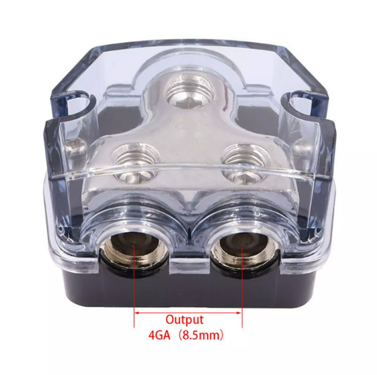 Two Way Distribution 2 Way Distribution Block 0-4 AWG In, 4-8 AWG Out Power or Ground ...