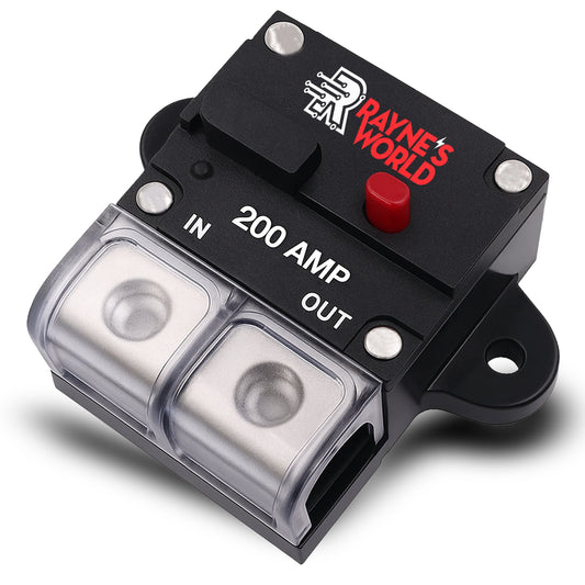 200 Amp Waterproof Circuit Breaker with Dust Covers 12-48V