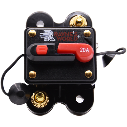 20A-300 Amp Waterproof Circuit Breaker Manual Reset 12-48V DC (Copy)