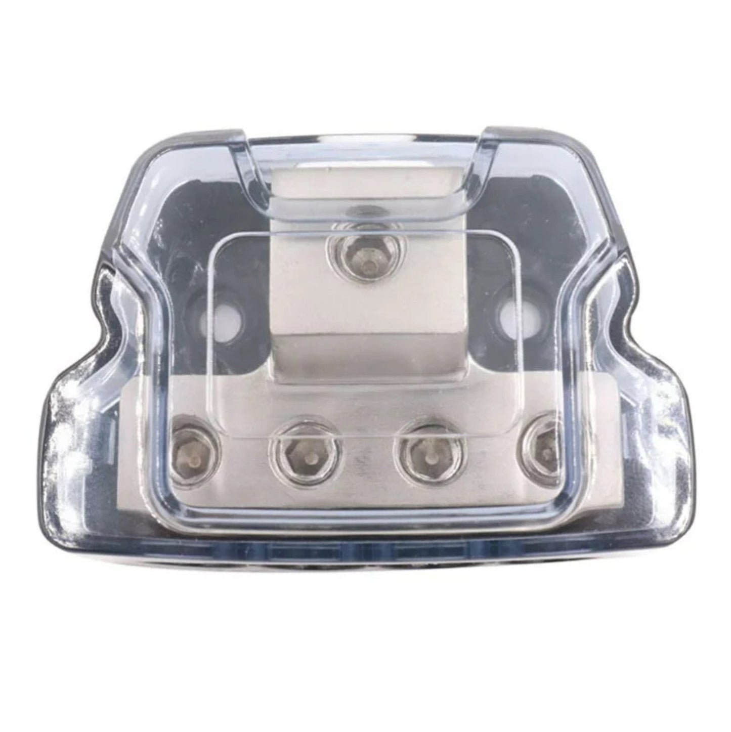 4 Way Power/Ground Distribution Block 0 AWG In, 4 AWG Out (Fits 4-8 AWG)