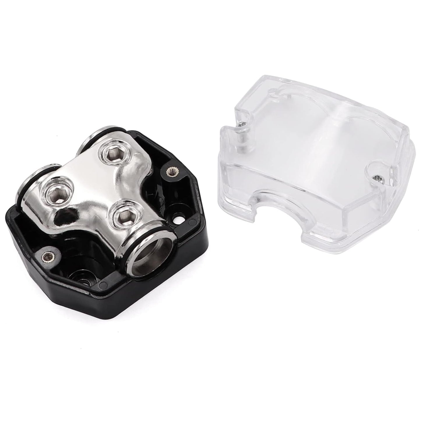 2 Way Distribution Block 0-4 AWG In, 0-4 AWG Out Power or Ground