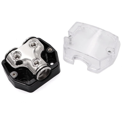 2 Way Distribution Block 0-4 AWG In, 0-4 AWG Out Power or Ground